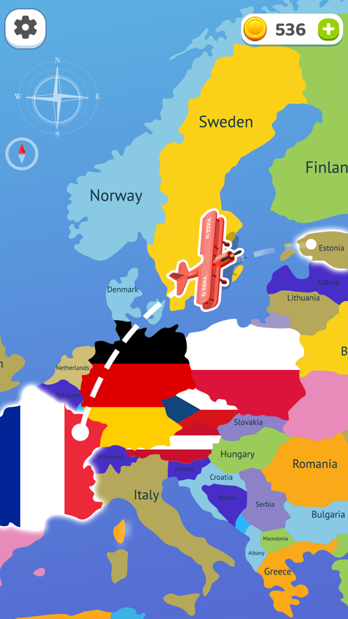 Paint Flag Color Match Puzzle