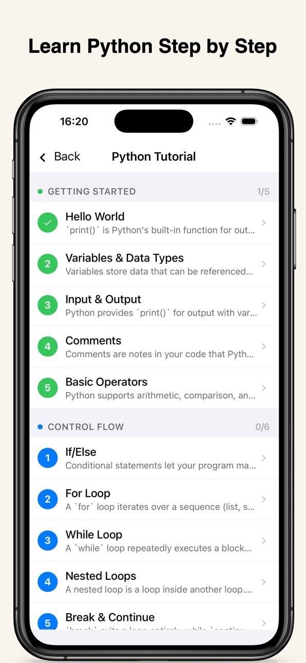 iPhone screenshot