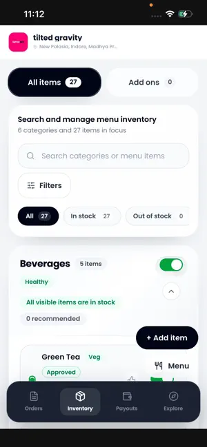 SwitchEats Partner screenshot 1
