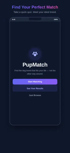 PupMatch Find Your Perfect Dog screenshot 2