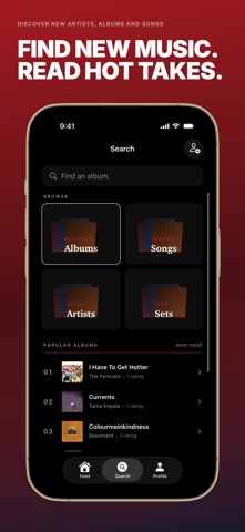 Rate and Rank Music: Rotation iPhone screenshot