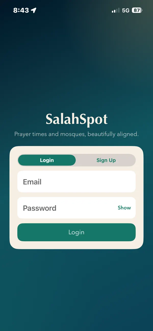 #2. SalahSpot (iOS) Ved: Shazaib Shoukath