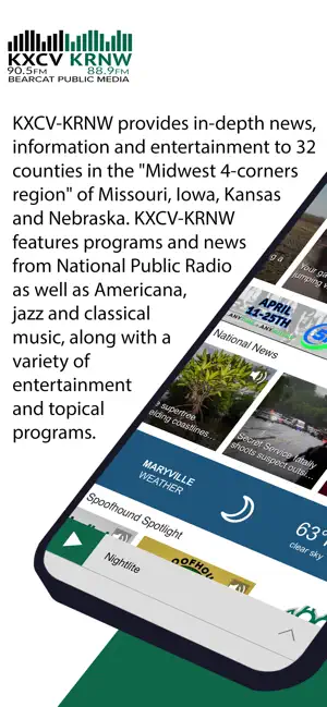 Bearcat Public Media App screenshot 1