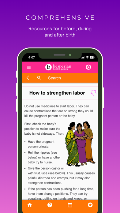 Safe Pregnancy and Birth Screenshot