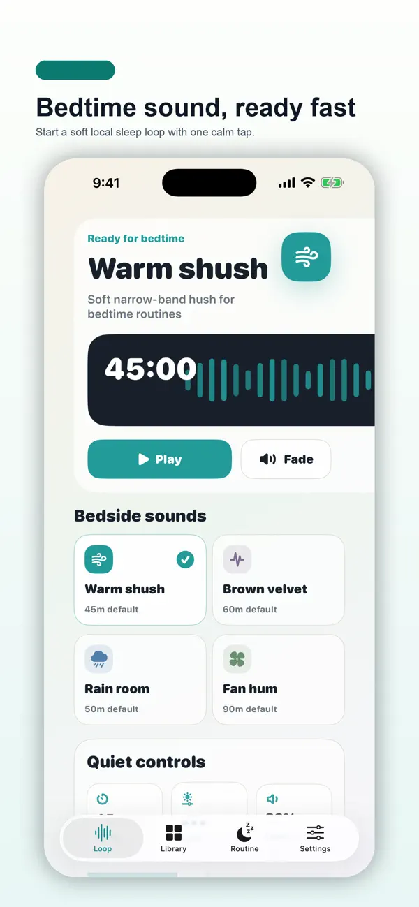 Screenshot #1 pour Baby Sleep Loop