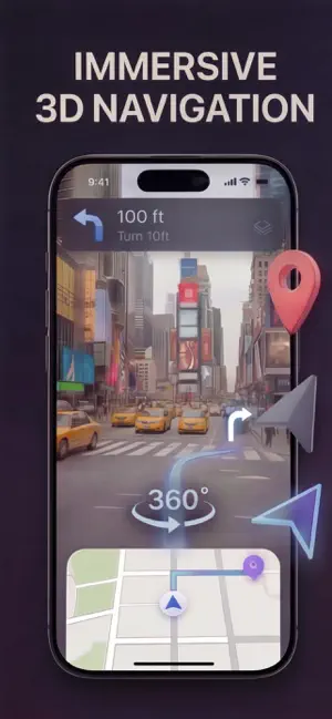 Street View: Maps for Google iPhone screenshot 2