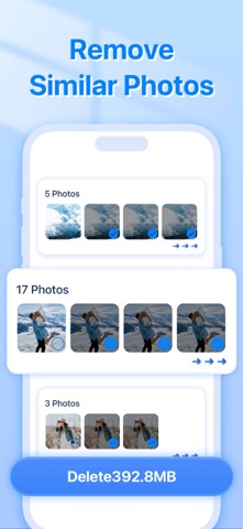 AI CleanGuru: Photo Cleaner iPhone screenshot