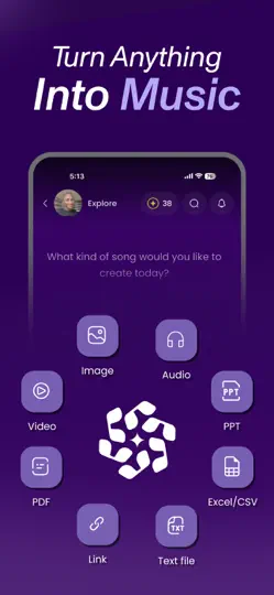 Captura de pantalla de Song GPT AI Song & Music Maker en iPhone 1