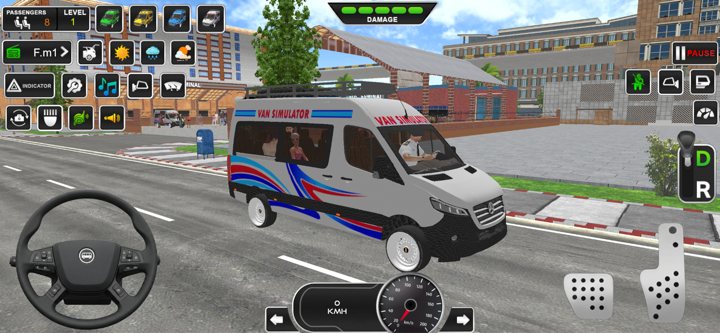 Dubai Van Simulator Games 3D screenshot 5
