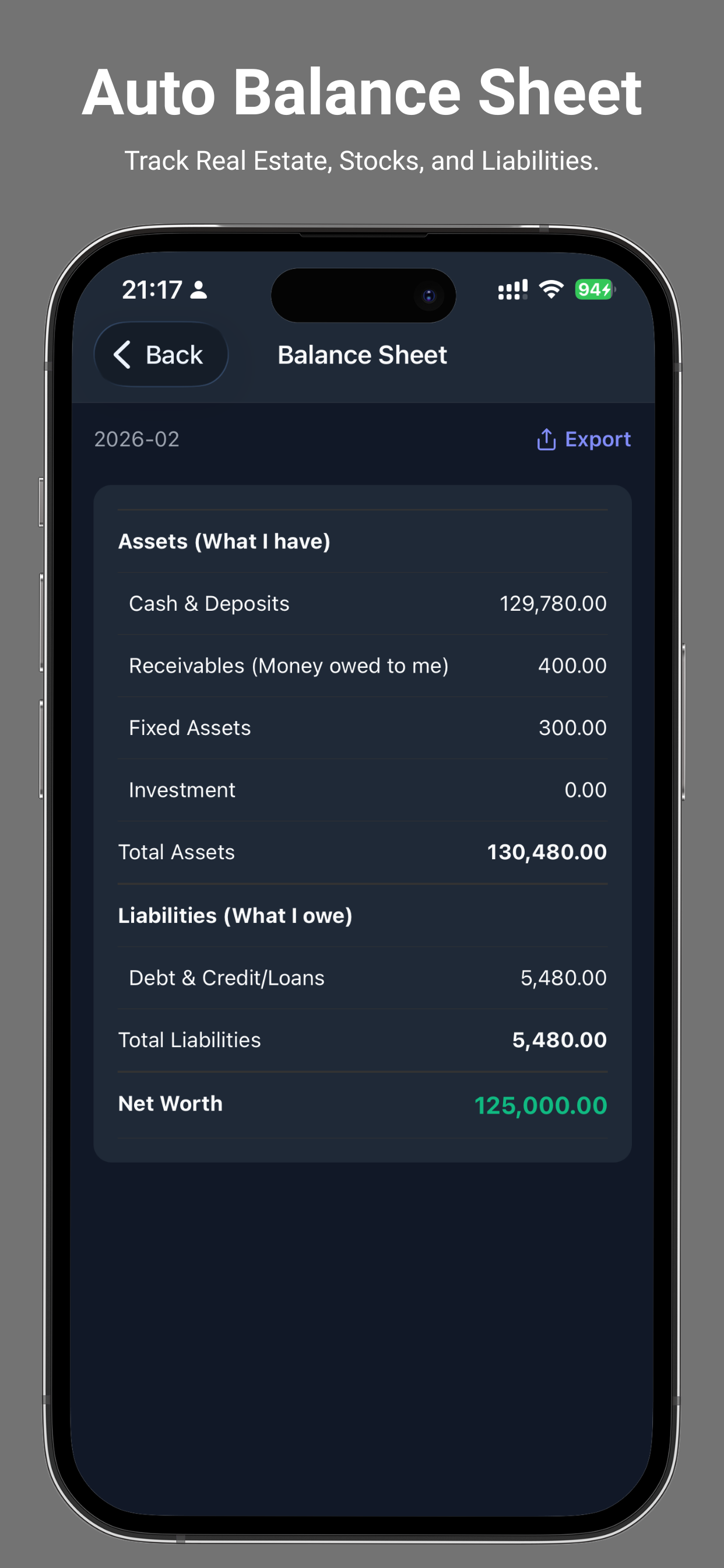 Personal Ledger: Pro Finance screenshot 3