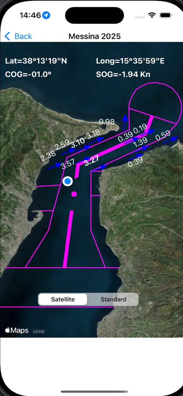 Screenshot #2 pour Messina Strait Current 2025