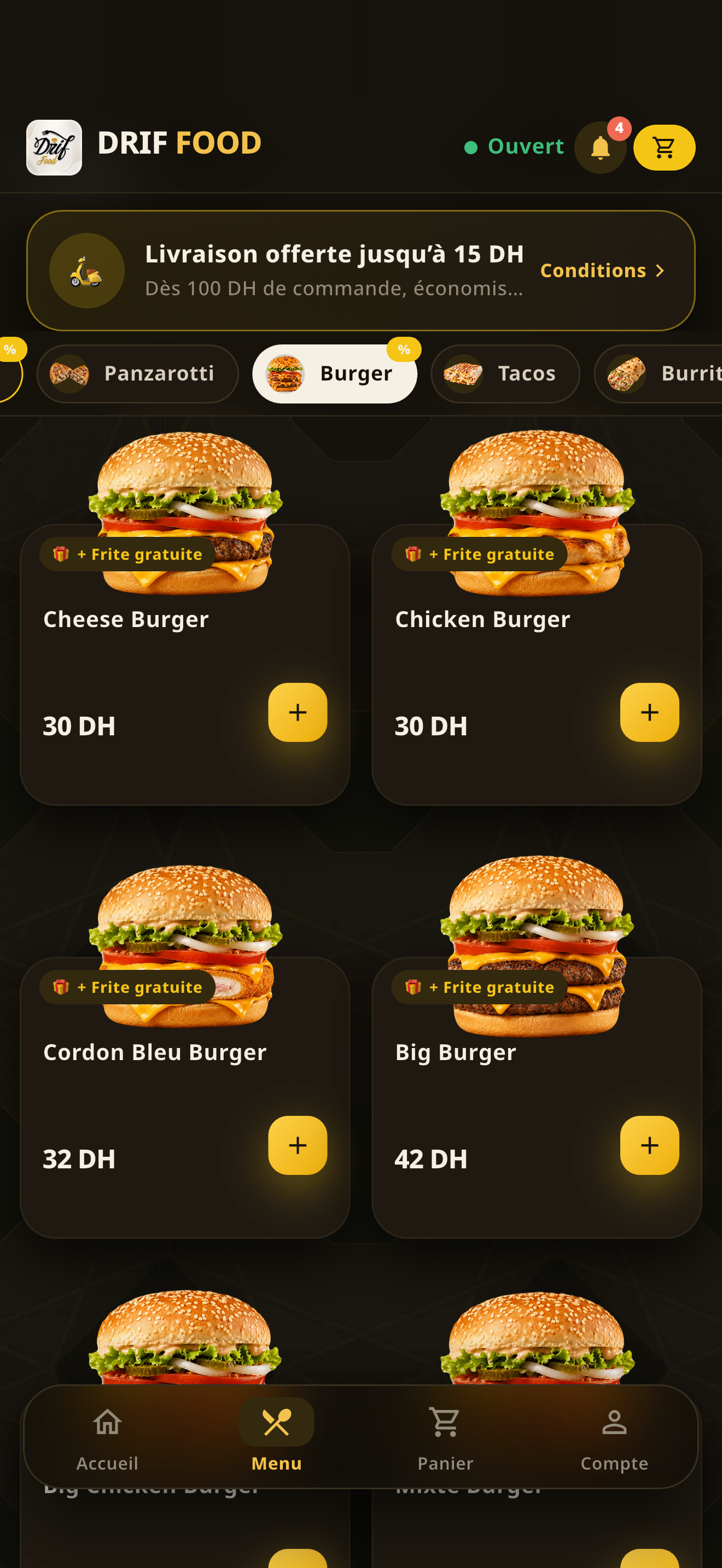 Drif Food screenshot 2