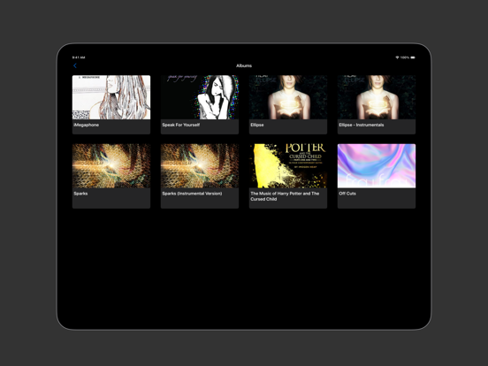 Imogen Heap iPad screenshot 7 - Music app