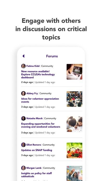CCConnect Catholic Charities iPhone screenshot 4 - Social Networking app