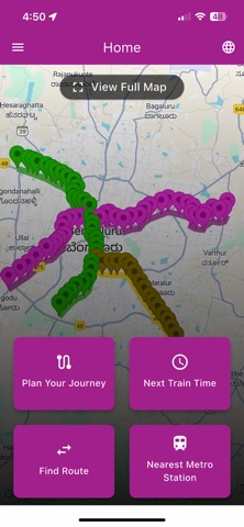 Bangalore Metro Timing & Route screenshot