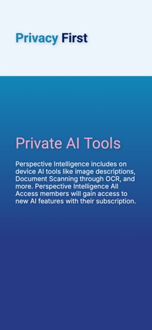 Perspective Intelligence iPhone screenshot