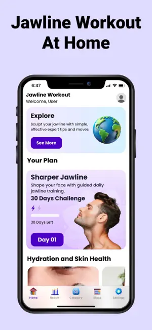 Jawline Exercises & Mewing screenshot 1