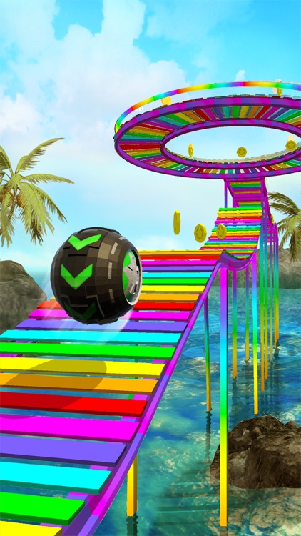 Sky Rolling Balls 3D screenshot-3