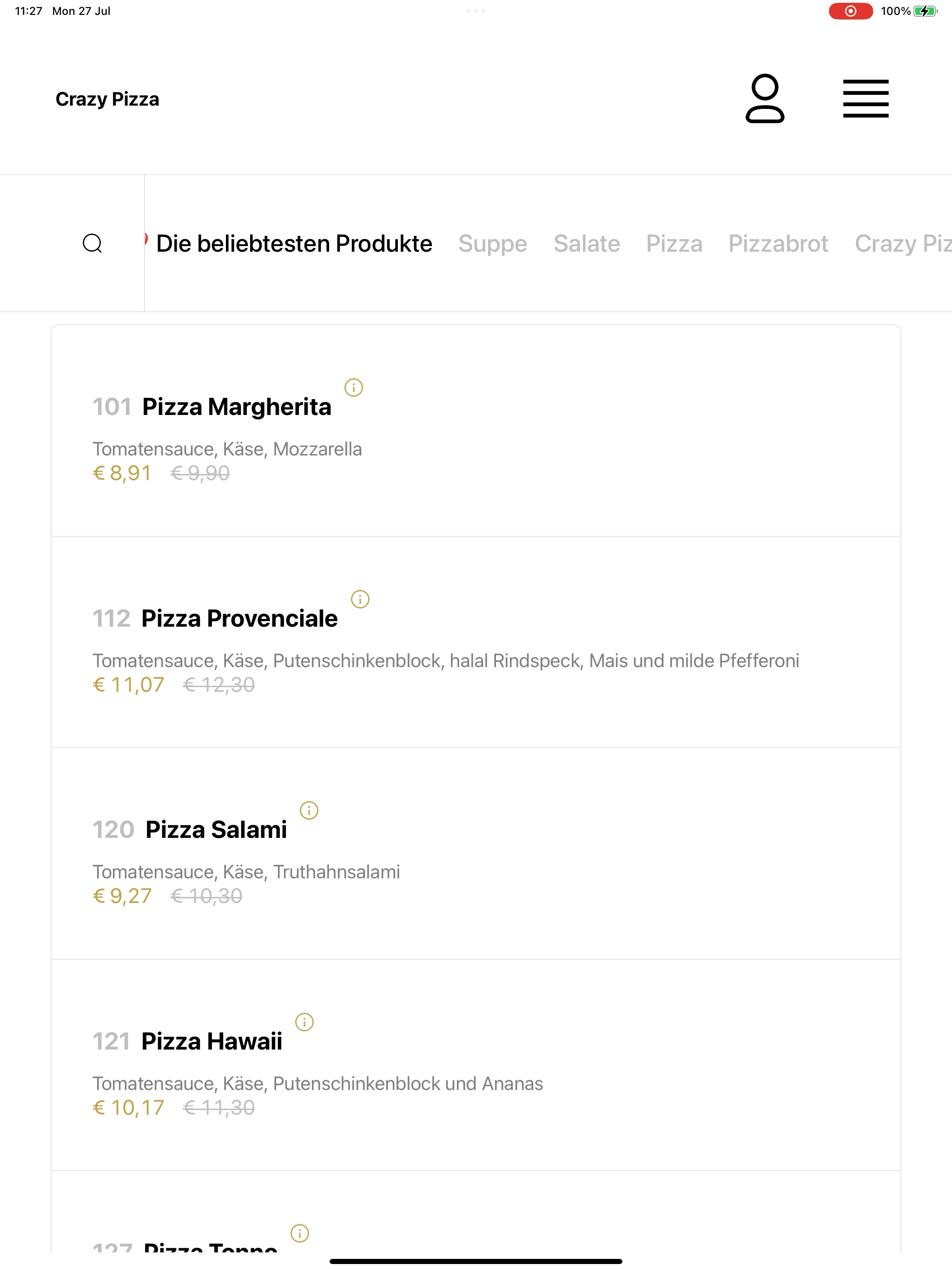 Crazy Pizza Wien screenshot 9
