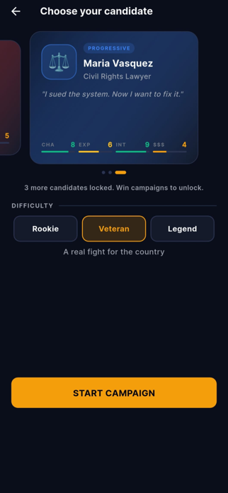 ElectionCraft: CampaignManager Screenshot 1 of 6