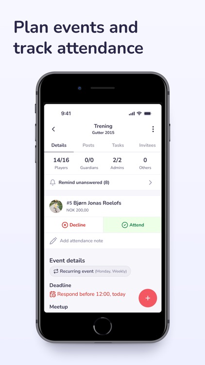 Hoopit: Organiserer idrett screenshot-3