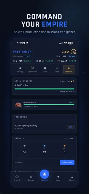 Orbitarion: Space Strategy MMO screenshot 1