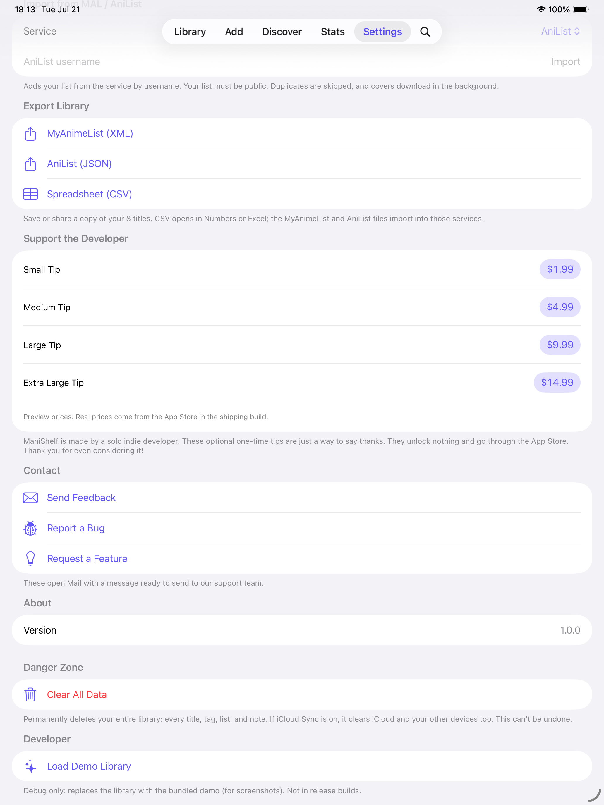ManiShelf screenshot 7