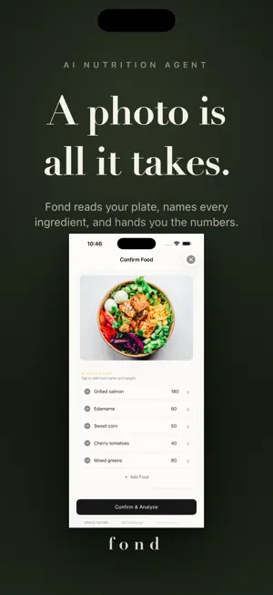 Fond - AI Nutrition screenshot 1
