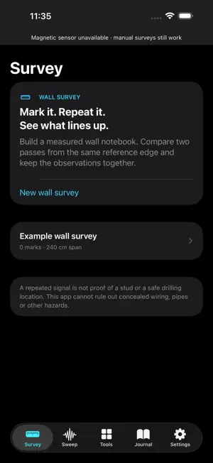 MagStud Pro: Stud Finder screenshot 1