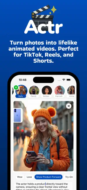 Actr: AI Video Generator screenshot 1