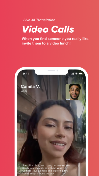 Crema: Social Meal Video Chat Screenshot