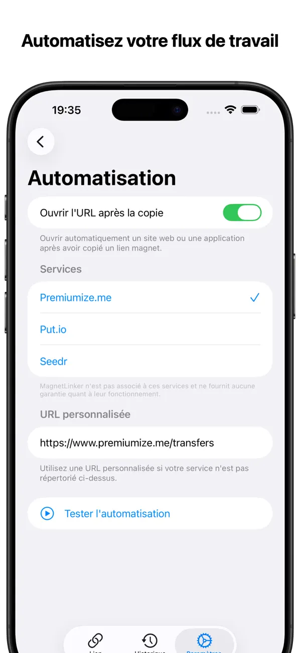 Screenshot #3 pour Magnet Linker