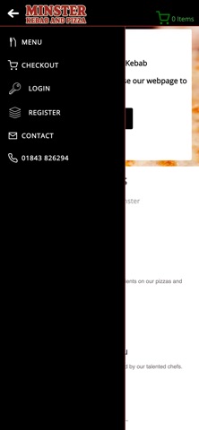 Minster Kebab Pizza House iPhone screenshot
