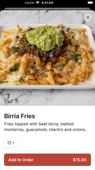 Birria Love iPhone screenshot 3 - Food & Drink app