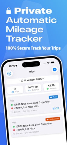 Mileage Tracker - Driver Notes iPhone screenshot