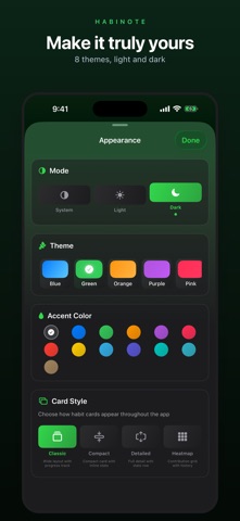 Habit Tracker - Habinote Screenshot 7 of 8