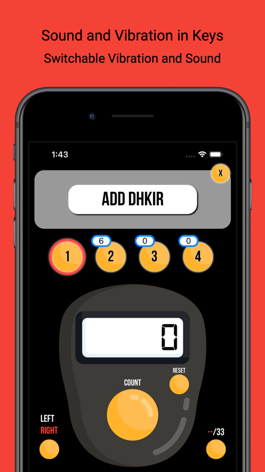 #5. Dhikr Counter - Tasbeeh (iOS) 来自: Fatma Zehra ASLANTAS