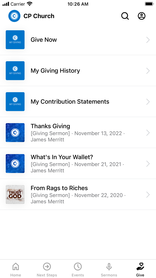 #5. My Cross Pointe (iOS) 由: CROSS POINTE THE CHURCH AT GWINNETT CENTER, INC.