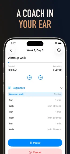 Couch to 5k Running Program screenshot 3