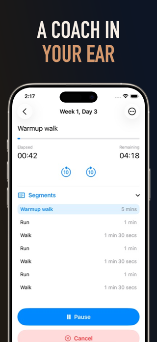 Couch to 5k Running Program Screenshot 3 of 4