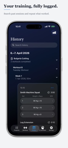 GymPath: Workout Tracker / Log iPhone screenshot