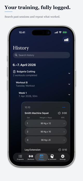 GymPath: Workout Tracker / Log Screenshot 6 of 10