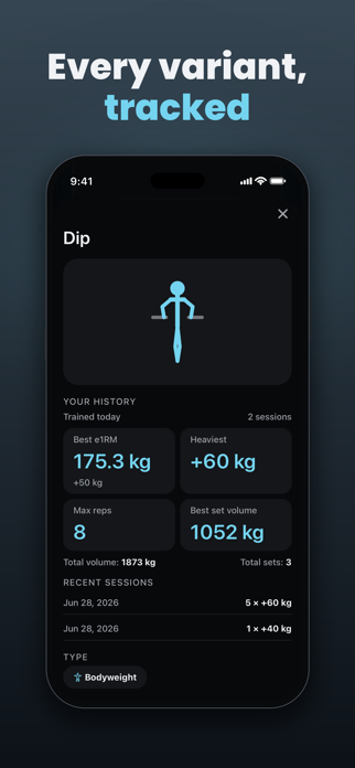 Weighted: Streetlifting Log Screenshot 5 of 6
