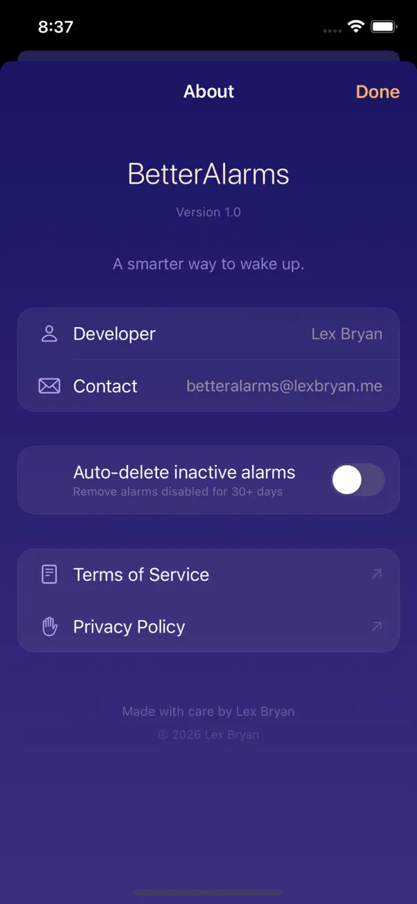 Screenshot #3 pour BetterAlarms