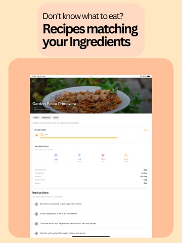 SuperCook Track Calorie Recipe ipad screenshot 4