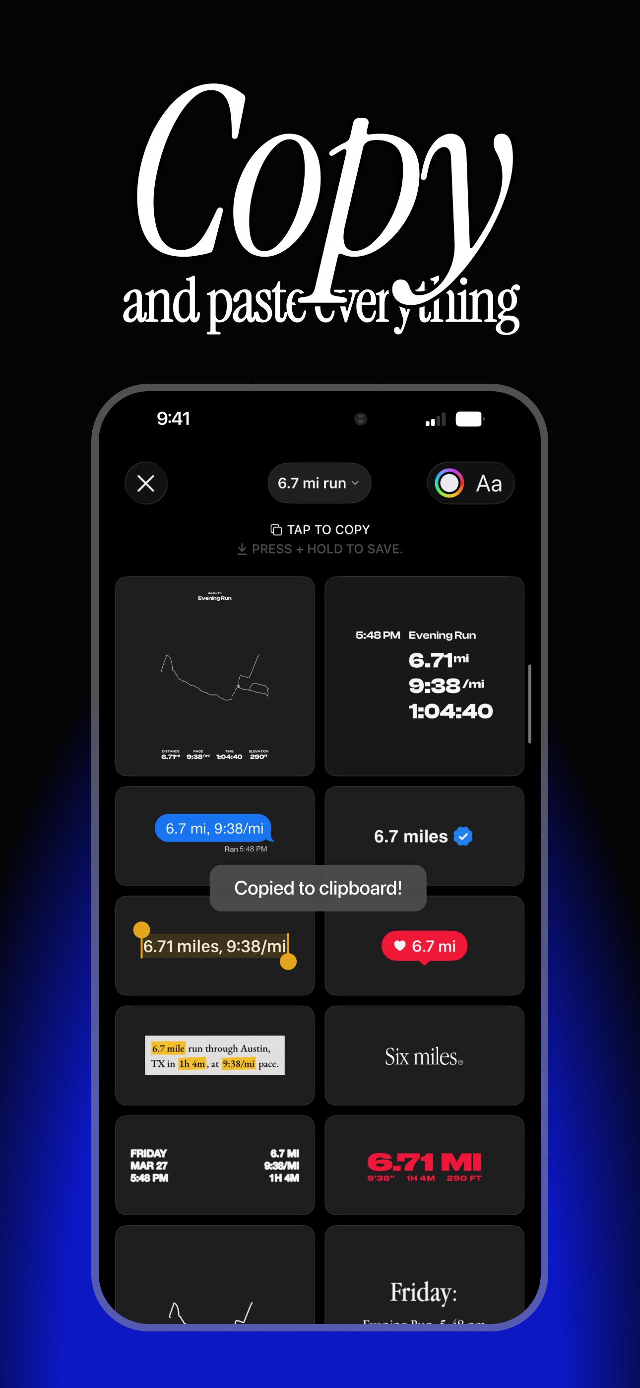 Screenshot 4 of Share Aura: Track & Create