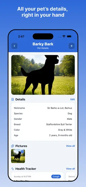 Happy Tail Tracker screenshot 2