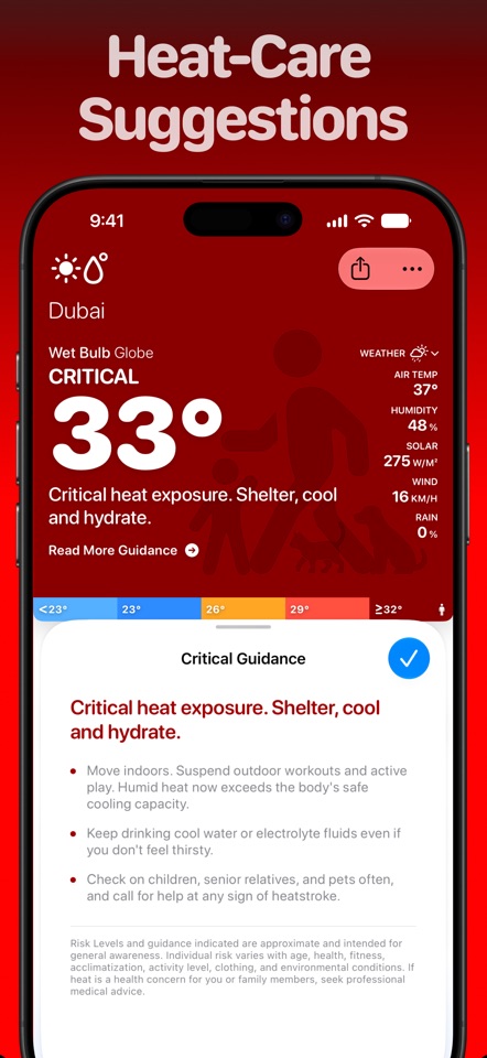 Wet Bulb Temperature Tracker screenshot 5