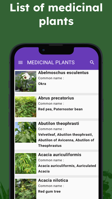 Plant identifier : herb, bark Screenshot