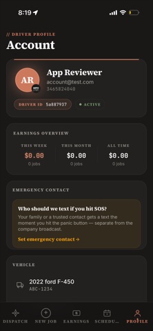 TowCommand Driver screenshot